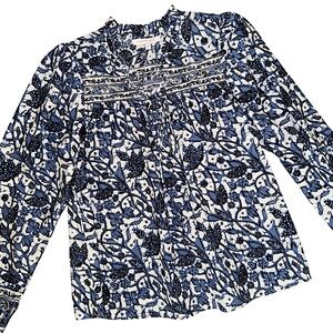 Anthropologie Love The Label Floral Blouse
